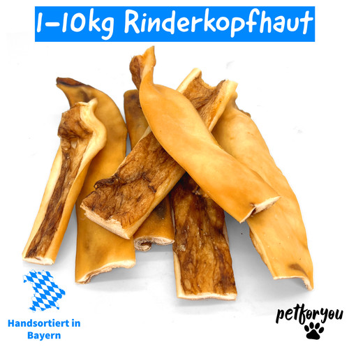 Rinderkopfhaut für hunde - hunde, |