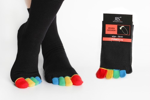 Bis paar zehensocken - 1, mit